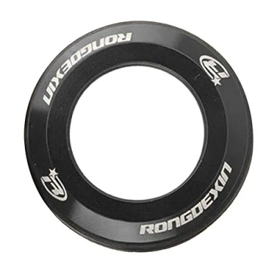 Image of Toygogo Aluminum Alloy Road Bicycle Headset Washer Mountain Bike Headsets Cover Front Fork Stem Spacers MTB Parts Black
