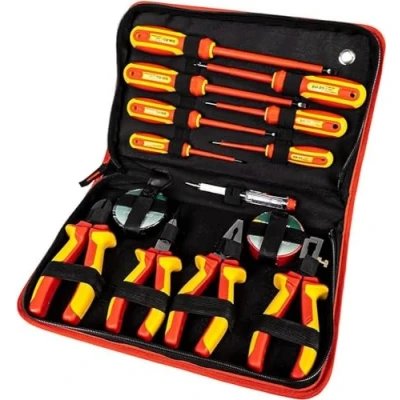 Image of Mannesmann VDE Screwdriver and Pliers Set (14 Pieces)