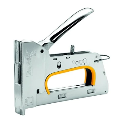 Image of Rapid Heavy Duty Manual Staple Gun PRO R30 for No. 13 Staples, Carpet with Extended Projection Nose, 3 Step Force Adjuster, Easy Squeeze Trigger, Made In Sweden (20510850)