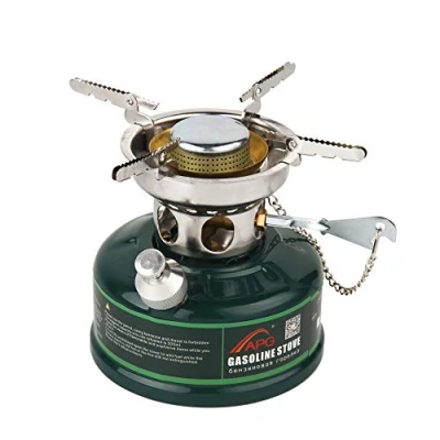 Image of APG Camping Gasoline Stove Oil Burners with Silencer Outdoor Cookware