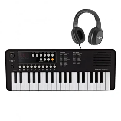 Image of VISIONKEY 1 37 Key Portable Mini Keyboard with Headphones