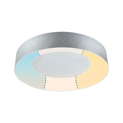 Image of Paulmann HomeSpa Casca ceiling lamp Ø40cm aluminium