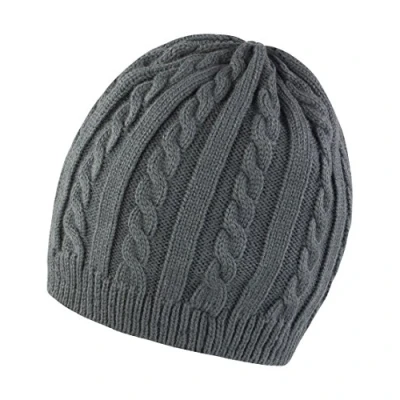 Image of Result R370X Mariner Knitted Hat Grey, One Size