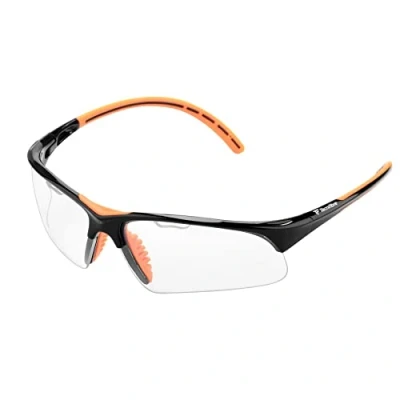Image of Tecnifibre Squash Goggles Protective Eyewear Black/Orange