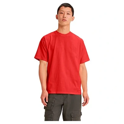 Image of Levi&#039;s Men&#039;s Red Tab Vintage Tee T Shirt, Aura Orange Garment Dye, M