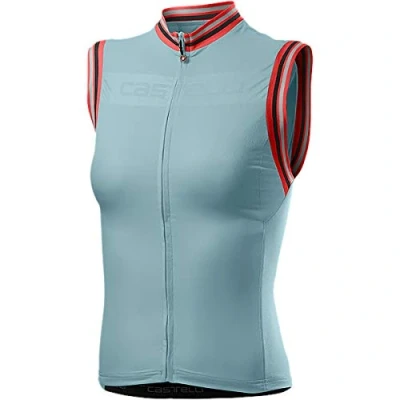 Image of castelli Promise 3 Sleeveless Women&#039;s T Shirt, womens, 4520067, Winter Sky, S