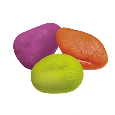 Image of Kurgo Skipping Stones, Dog Fetch Toy, Floats on Water, BPA Free, 3 Pack Assorted Colours