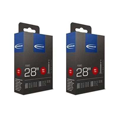 Image of 2 x Schwalbe 28&quot; / 700c Inner Tubes 700x23c With Presta Valves