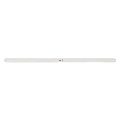 Image of Starrett 667 20 Steel Thickness Feeler Gage, 0.020&quot; Thickness, 1/2&quot; Width, 12&quot; Length