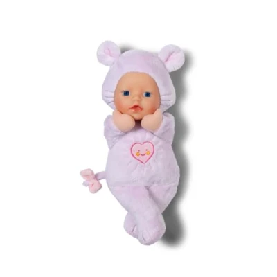 Image of BABY born For babies Mouse, Soft 26cm Doll hand puppet with Ears and Finger pockets, Newborn Babies, 836590 Zapf Creation