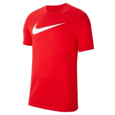Image of NIKE CW6936 657 M NK DF PARK20 SS TEE HBR T Shirt Men&#039;s University RED/White Size S