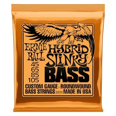 Image of Ernie Ball 2833 Hybrid Slinky Electric Bass 4 String Set (45 105)