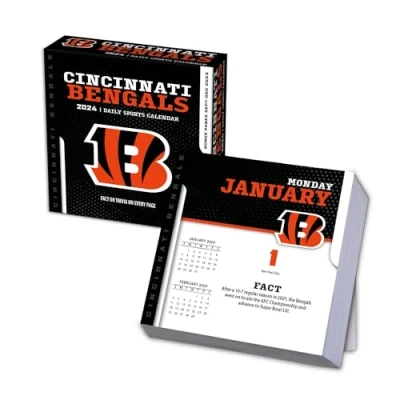 Image of Turner Sports Cincinnati Bengals 2024 Box Calendar (24998053034)
