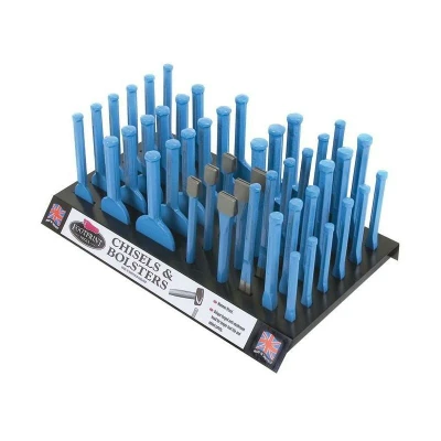 Image of Footprint Tools 45 Bolsters and Chisels Stand with Stock FOO45