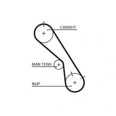 Image of 1356817020, 1356817021, 1356819175, 1356819176 Timing Belt GATES FleetRunner Micro V Stretch Fit 5474XS 105 1000mm 25mm