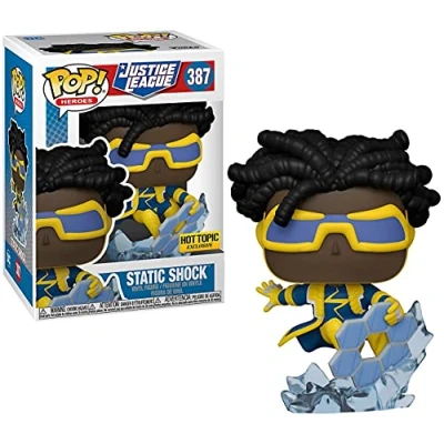 Image of Funko POP! DC Heroes #387 Static Shock Exclusive