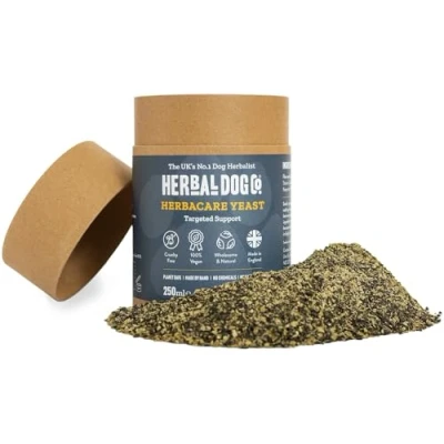 Image of Herbal Dog Co HerbaCare Yeast Imbalance Treatment, 250ml Supplement for Dogs &amp; Puppies All Natural Ingredients, Vegan, Made in UK