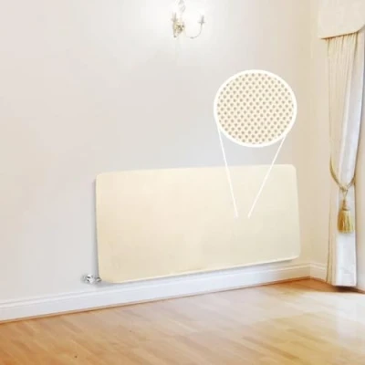Image of Safetots Dual Fabric Premium Radiator Cover, 70cm x 100cm, Protective Cover for Water Filled Radiators, Reduce Risks of Bumps and Hot to Touch Baby Toddler Safety