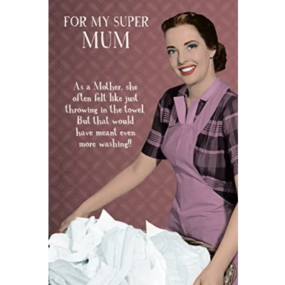 Image of Emotional Rescue Mum Mother&#039;s Day Card Funny, For Mum, Mothers Card, Cards, Multicoloured, GSPM001