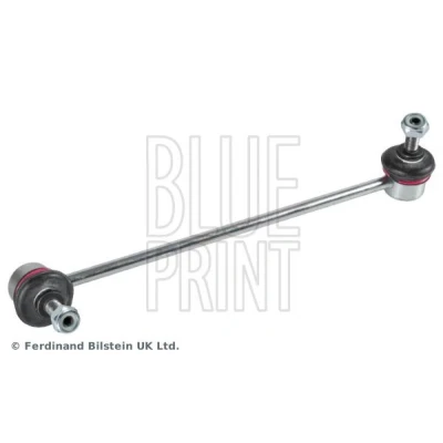Image of 548402C000 Anti roll bar link BLUE PRINT ADG08520 Front Axle Right 286mm M10 x 1,25 with nuts Steel silver HYUNDAI: Coupe II