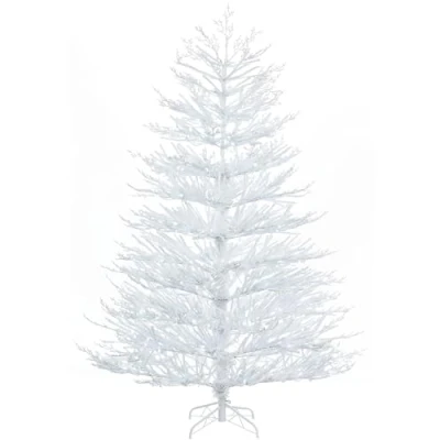 Image of WeRChristmas Pre Lit Arctic Ice Twig Christmas Tree, 240 White LED Lights, 6 ft / 180 cm