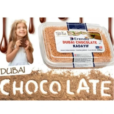 Image of Pufai Erendiz Roasted Kadaifi, dough strand, special Kadaifi for Dubai chocolate Kadayıf 200 grams
