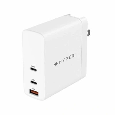 Image of HYPER HJG140WW mobile device charger Universal White AC Fast charging Indoor