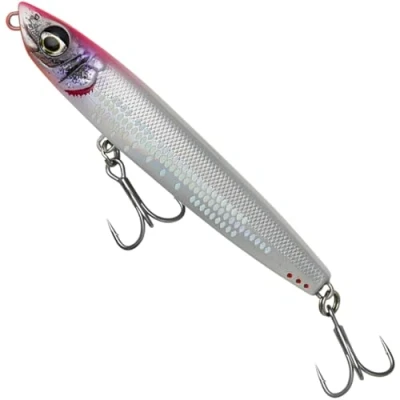Image of Savage Gear Cast Hacker Fast Sinking Jerkbait Pink Head Ls 9.5cm (26g)