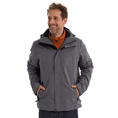 Image of Killtec Xenios Functional Zip off Jacket Anthracite, 3X Large