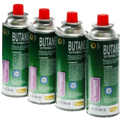Image of Love Mud 4 Pack Of Butane Camping Gas Canisters