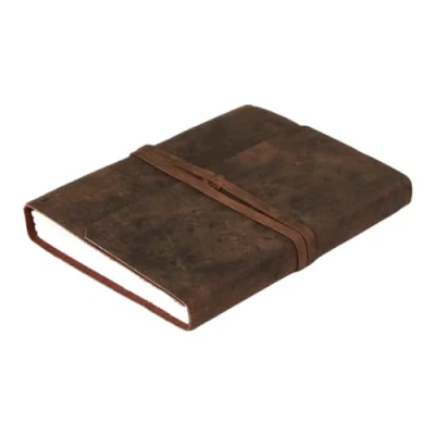 Image of OVERDOSE BUFF PLAIN Journal Diary Notebook Handcrafted for Students Office Travel Gift Notebook, Sketchbook Men &amp; Women Size 5&quot; x 7&quot; inches 12 17 cm