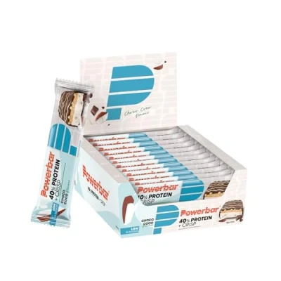 Image of Powerbar 40% Protein Plus Crisp Choco Coco 12x40g High Low Sugar Bar