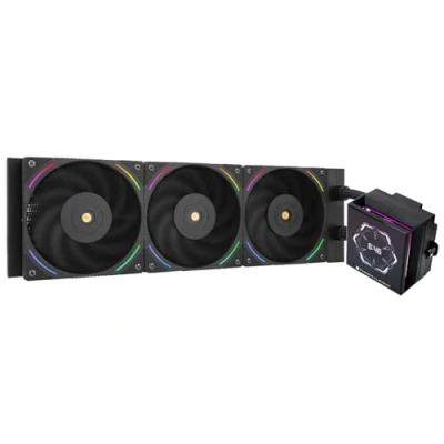 Image of Thermalright Hyper Vision 360 ARGB AIO CPU Liquid Cooler Magnetic Fixed 3.95&quot; LCD Display Screen, 2150RPM PWM Fans, for AMD AM4/AM5 &amp; Intel LGA1150/1151/1200/2011/1700/1851 Black