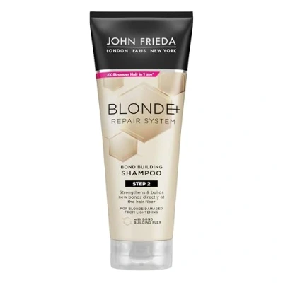 Image of John Frieda Blonde+ Repair System Bond Building Shampoo 250ml