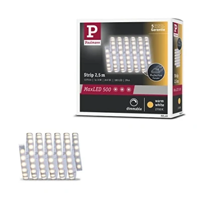 Image of Paulmann MaxLED 500 Strip IP44 2.5m warm white