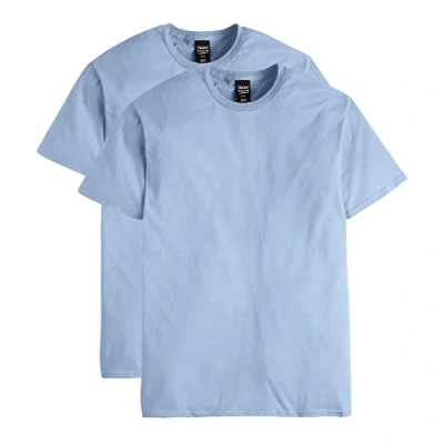 Image of Hanes Men&#039;s fashion t shirts, Light Blue, M UK