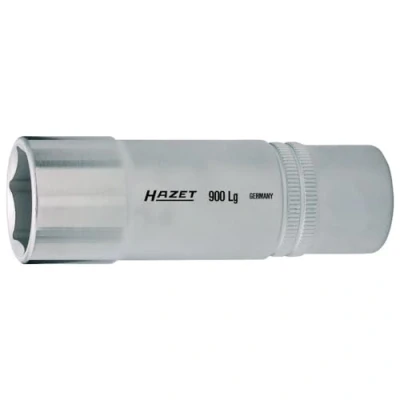 Image of 000589700900, 900TZ24MB, W000589700900 Socket HAZET 900LG 24 DIN3124, ISO2725 1 Chrome Vanadium Steel Knurled