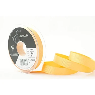 Image of Berisfords Grosgrain, Polyester, Gold, 16mm