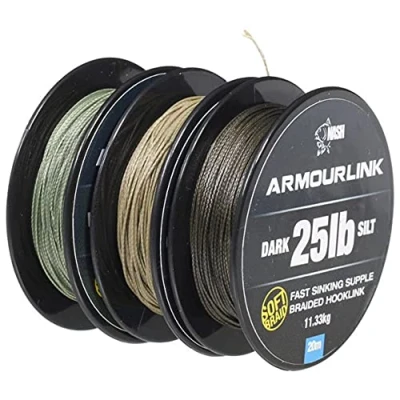 Image of Nash Armourlink 25lb Silt 20m Carp hooklink material