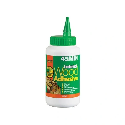Image of Everbuild Lumberjack 45 Min PU Wood Adhesive Liquid 750g EVB45MINPU7