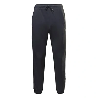 Image of Reebok Men&#039;s Identity Vector Tape Sweatpants, Black, XS