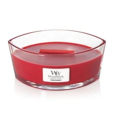 Image of WoodWick 1725429E Elipse Pomegranate Candle, 9.2 cm x 19.1 12.1