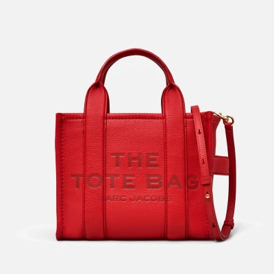Image of Marc Jacobs Women&#039;s The Leather Small Tote, True Red, One Size