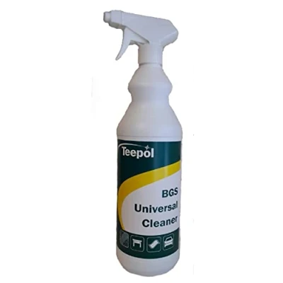 Image of Teepol BGS Universal Cleaner Multipurpose Carpet and Upholstery Spray Stain Remover for Hard Surfaces, Upholstery, Fabric Sofas, Non Perfumed, 1L