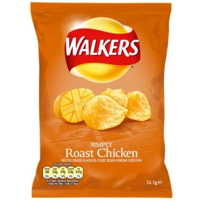 Image of Walkers Crisps Roast Chicken x 48 1560g