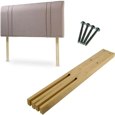 Image of ZNX Pair Of Headboard Struts Multi Fit Hardwood Legs Slotted &amp; Pre Drilled Heavy Duty and Durable Quality (4)