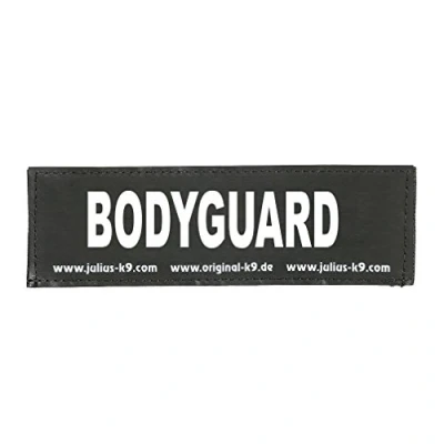 Image of Interchangeable Patches, 1 pair, BODYGUARD, Size: Large, Black