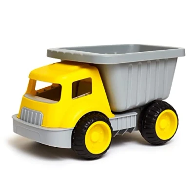 Image of Hape E4084 Load &amp; Tote Dump Truck Push and Pull All Terrain Vehicle Toy