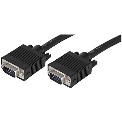 Image of Pro Signal PSG91346 15 Pin SVGA (D Sub) Male to Lead, 0.2 m, Black