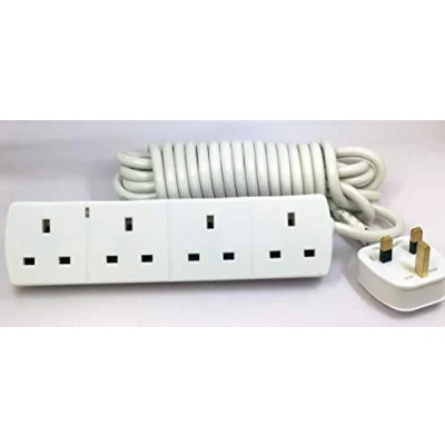 Image of 4 Way 5 Metre Extension Lead 13 Amp 240 V AC